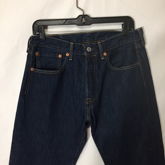 Levi's 501 Straight Leg Denim Jeans - Picture 3 of 5